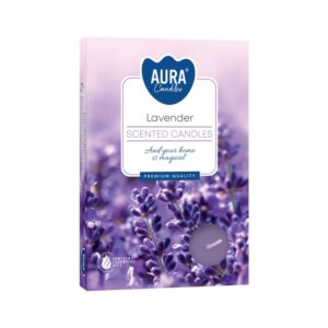 Duftteelichter – 6 Stück, Lavendel