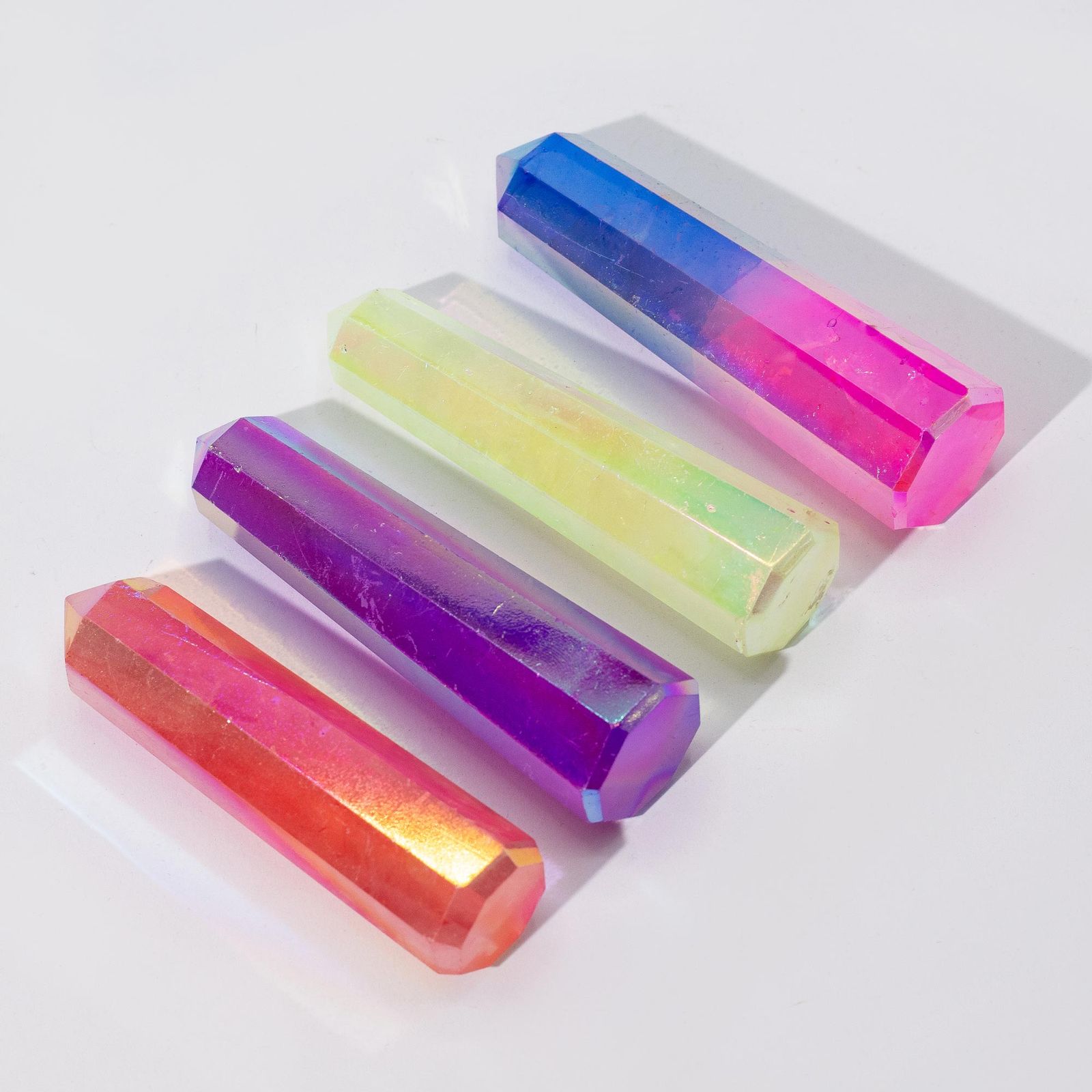 Edelsteinobelisk ca. 9 cm – Aurora Kristall Quarz – Lila – Bild 2