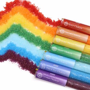 Wellness-Geschenksets – Chakra Badesalz – 7er-Geschenkpackung