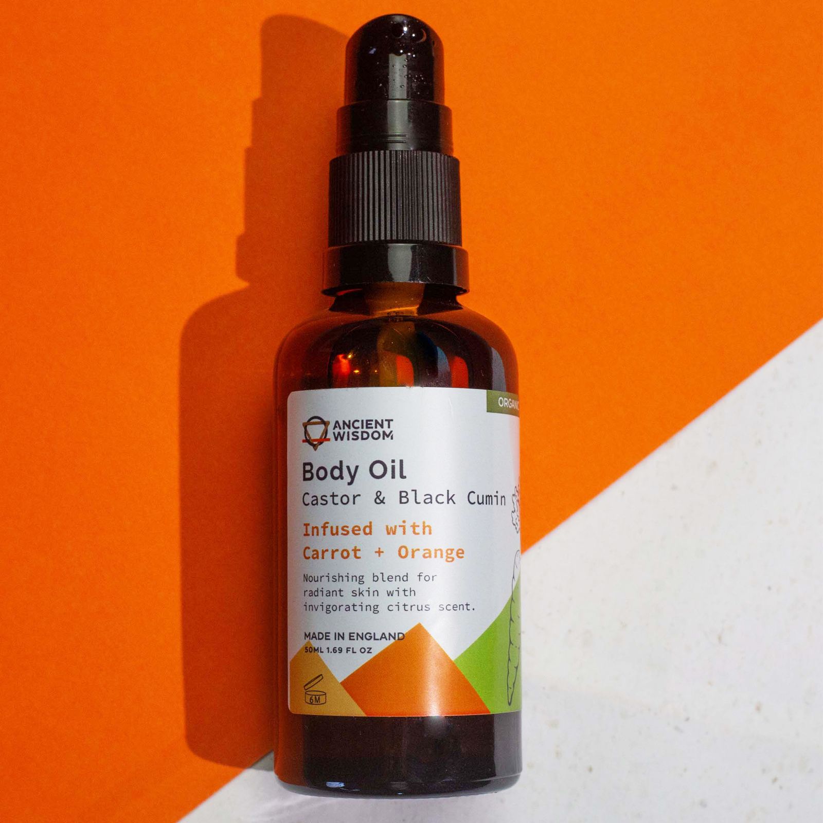 Körperpflege – Bio Körperöl 50 ml – Karotte & Orange – Bild 2