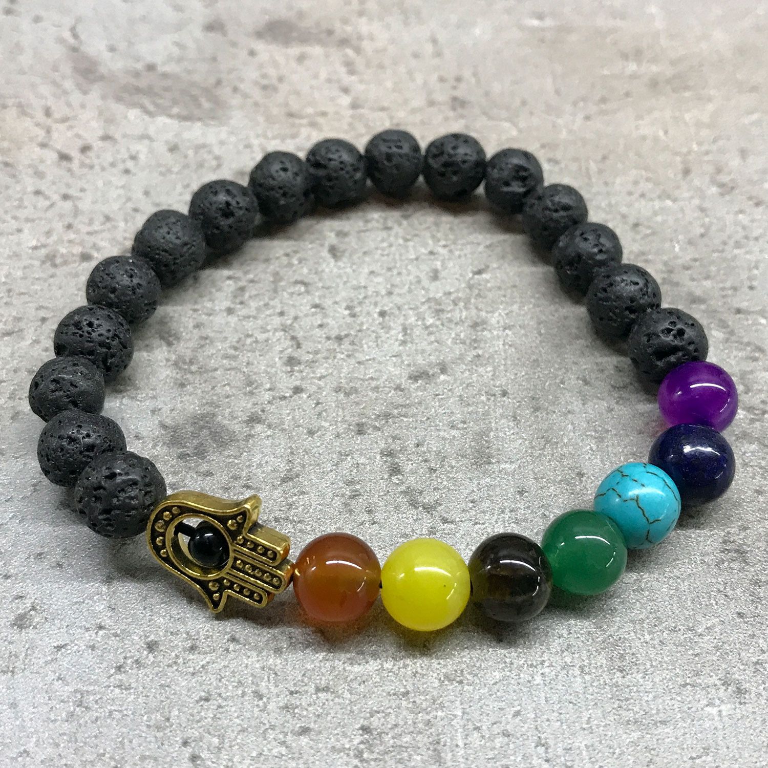 Armband – Hamsa-Chakra – Bild 2