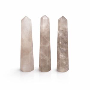 Sechskant-Edelsteinobelisk ca. 11 cm – Rauchquarz