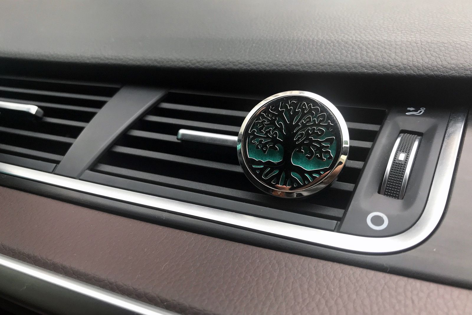 Auto-Duftanhänger – Zinnfarben Yoga-Chakra – 30 mm – Bild 8