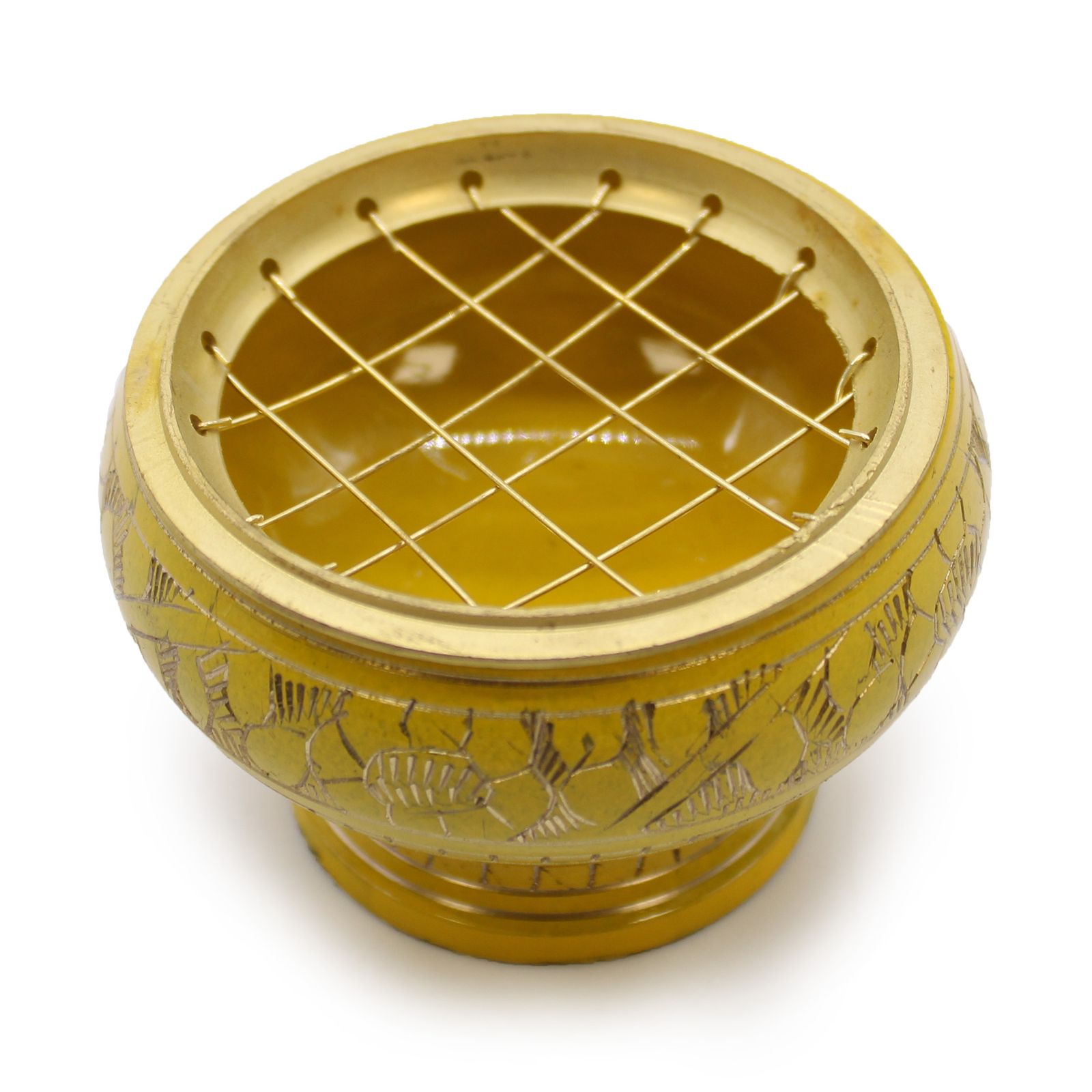 Räucherhalter – Chakra Hoch Aktivkohle Glas – Solar Plexus – Bild 2
