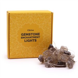 Edelstein-Dekoleuchte – Citrin