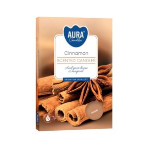 Duftteelichter – 6 Stück, Zimt