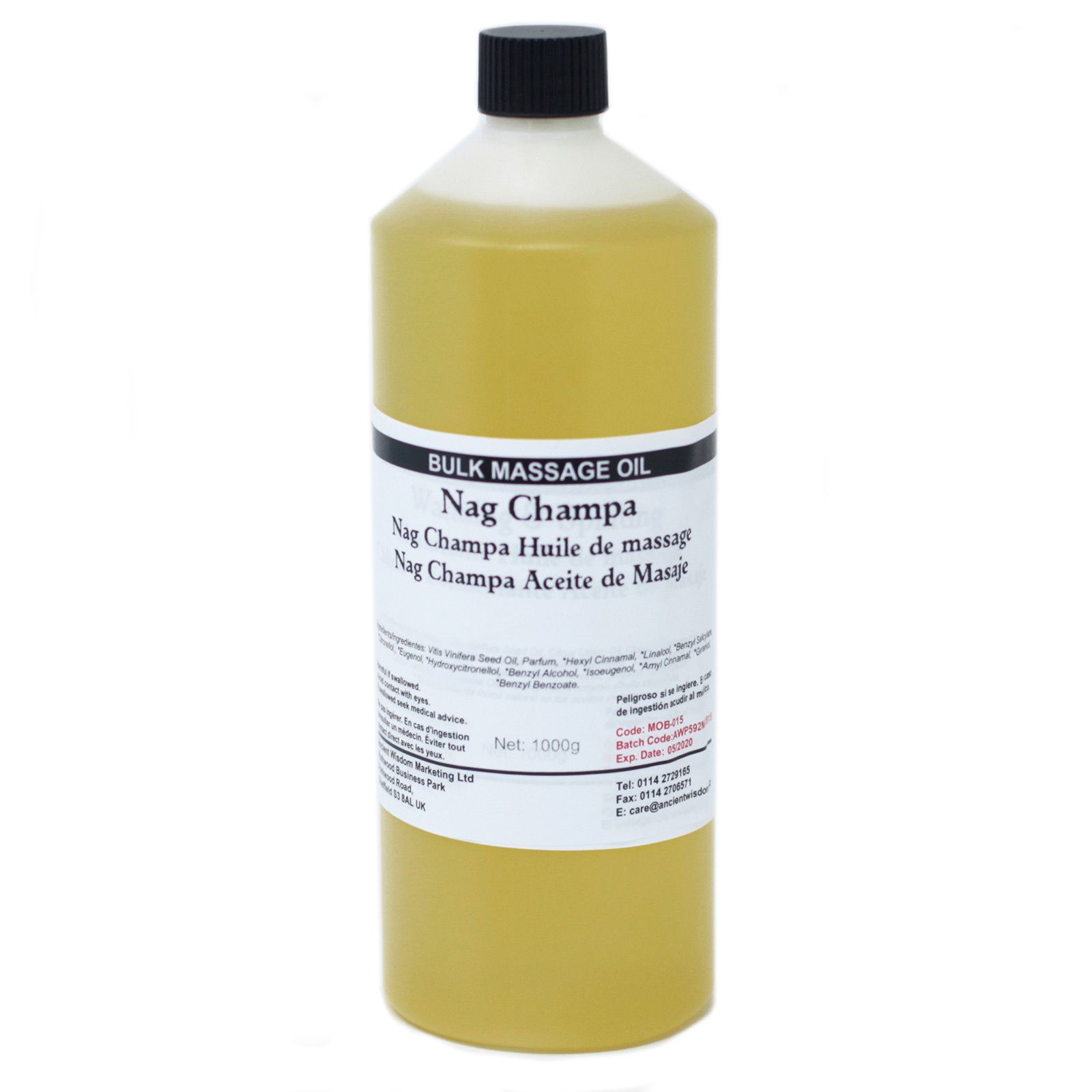 Massageöl – Nag Champa 1 kg Massageöl