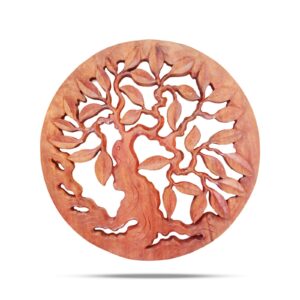 Holz-Wandbild „Lebensbaum“ – rund 40 cm
