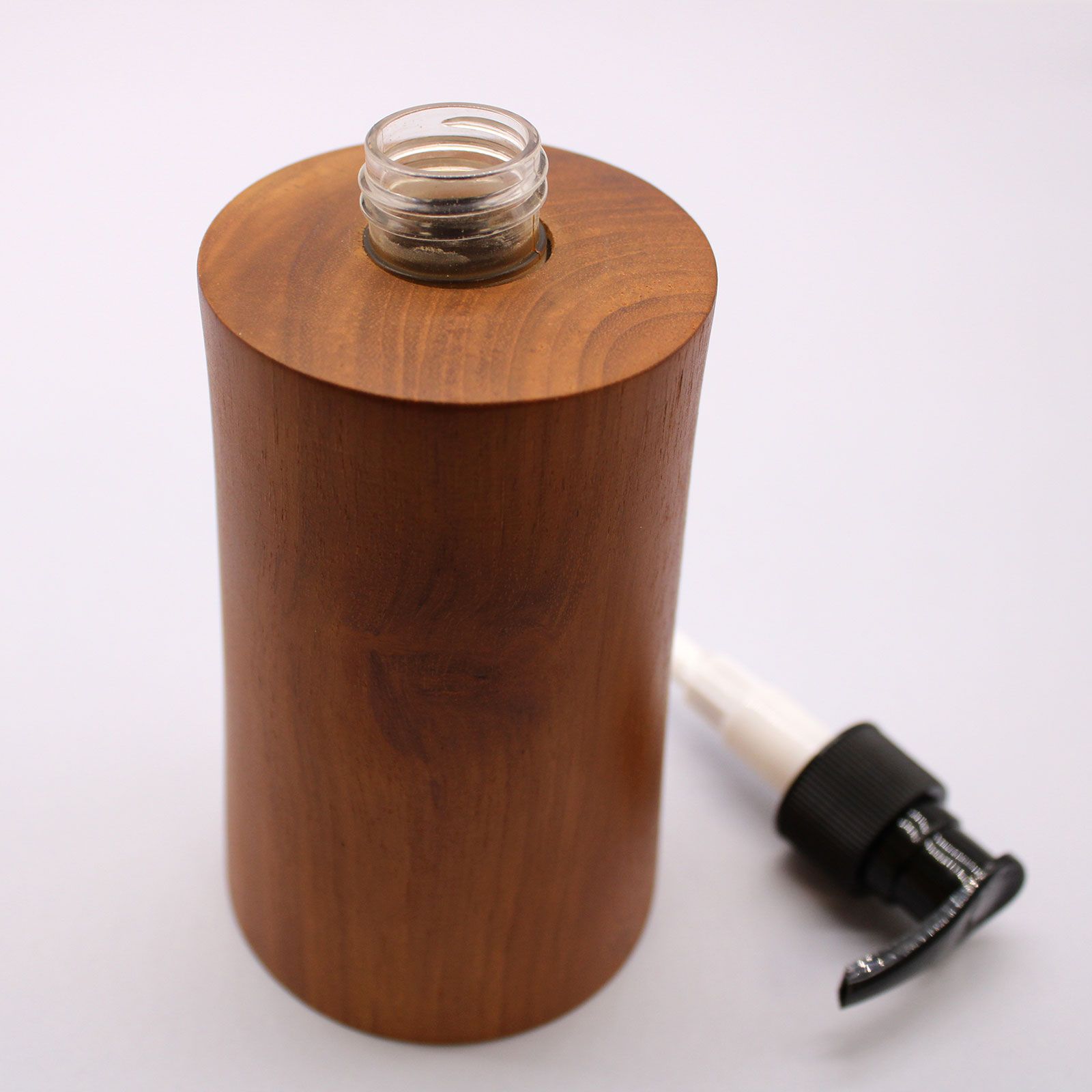 Seifenzubehör – Natur Teakwood Seifenspender – Taper – Bild 11