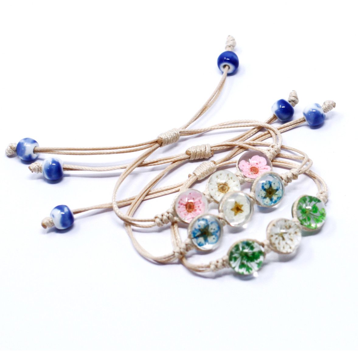 Schmuckset – Tri-Blume Armband – Bild 4