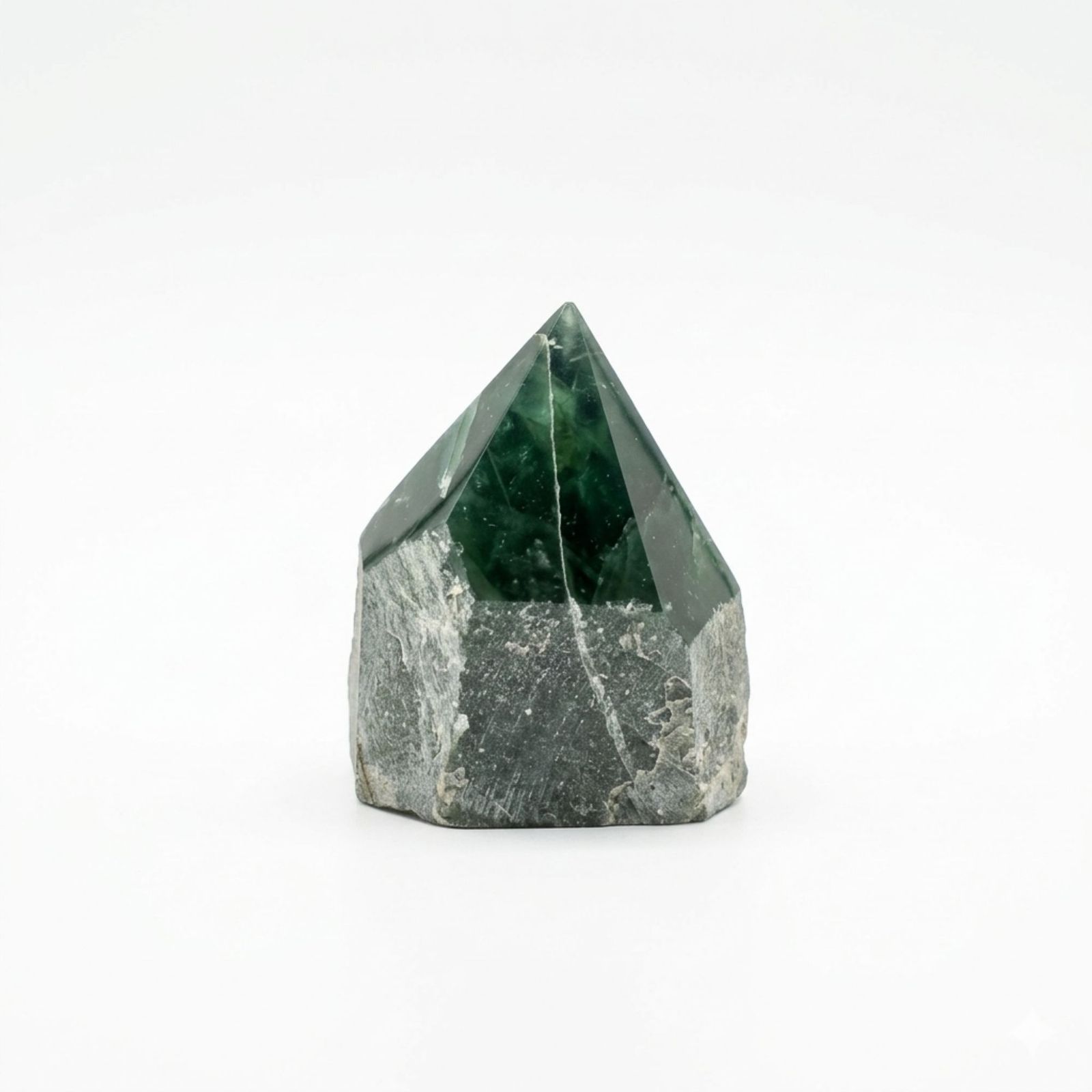 Edelsteinspitzen mit polierter Spitze – Grüner Aventurin (ca. 5-6 Stück)