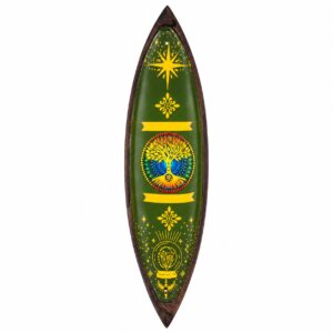 Räucherhalter – Emaille Schale – Mangoholz – Lebensbaum