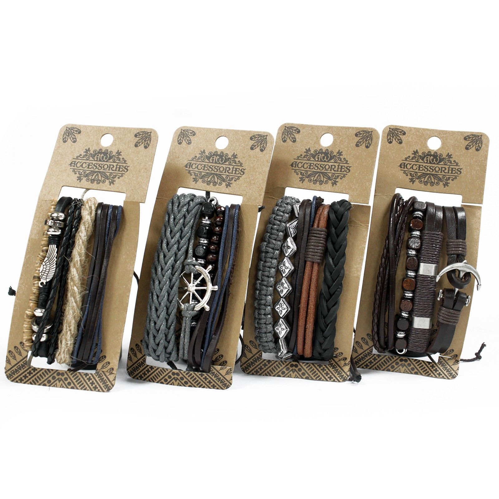 Armband – Metall & Leather (sortiert)