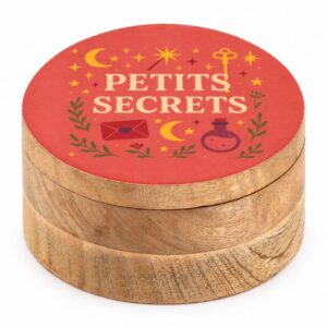 Emaillierte Box – rund – „Petite Secrets“