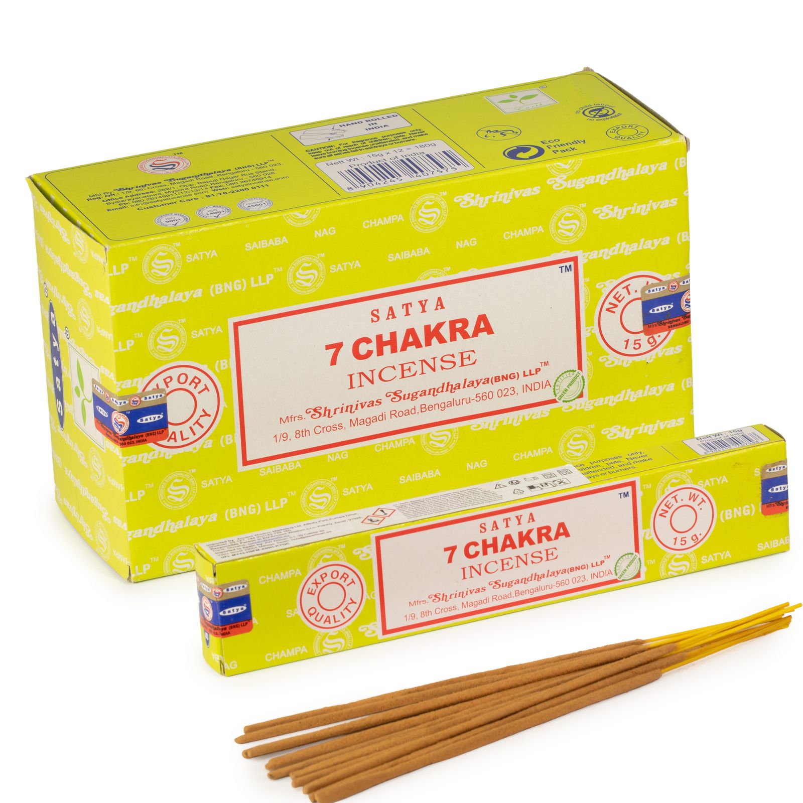 Räucherstäbchen – Satya 15 g – 7 Chakra – Bild 2