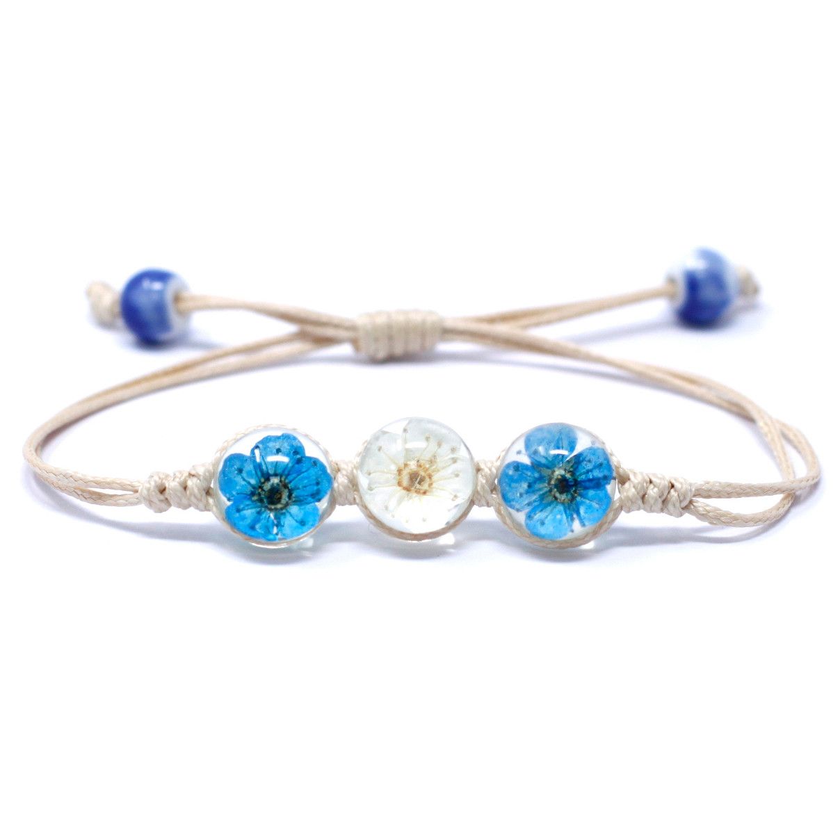 Schmuckset – Tri-Blume Armband – Bild 3