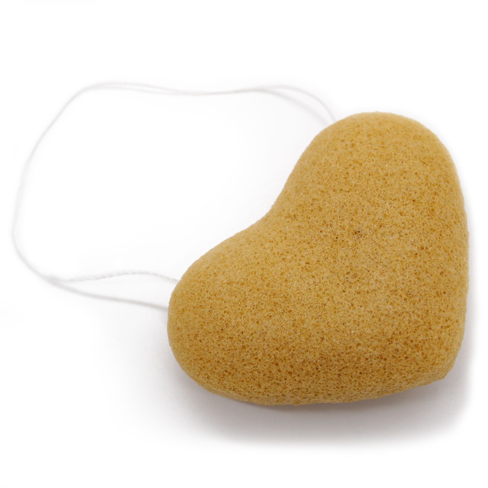 Konjac-Gesichtsschwamm – Herz – Pfirsich – Bild 2