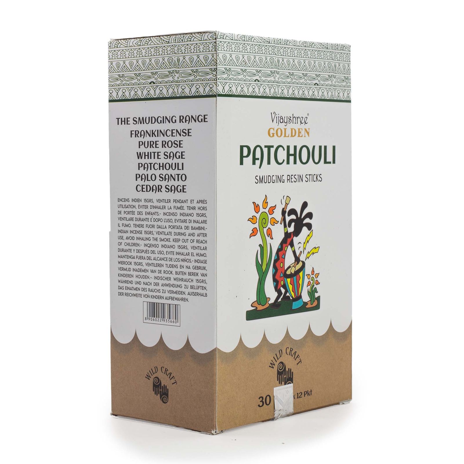 Räucherbündel – 30 g Golden Patschuli Smudging Harz (6s) – Bild 4