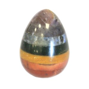 Chakra-Dekostein aus verbundenen Steinen – Ei – 40–60 mm