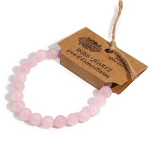 Kraft Armband – Rosenquarz