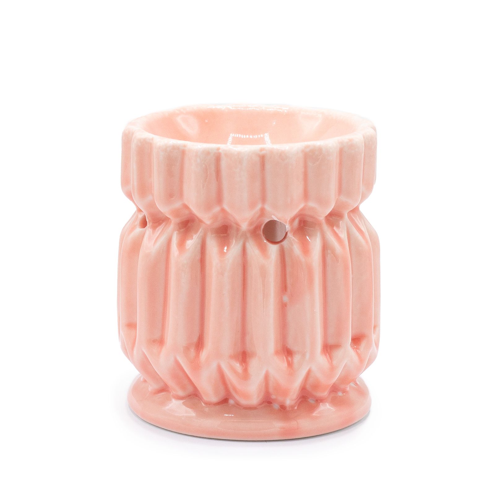 Duftlampe mit geometrischem Muster – Rosa
