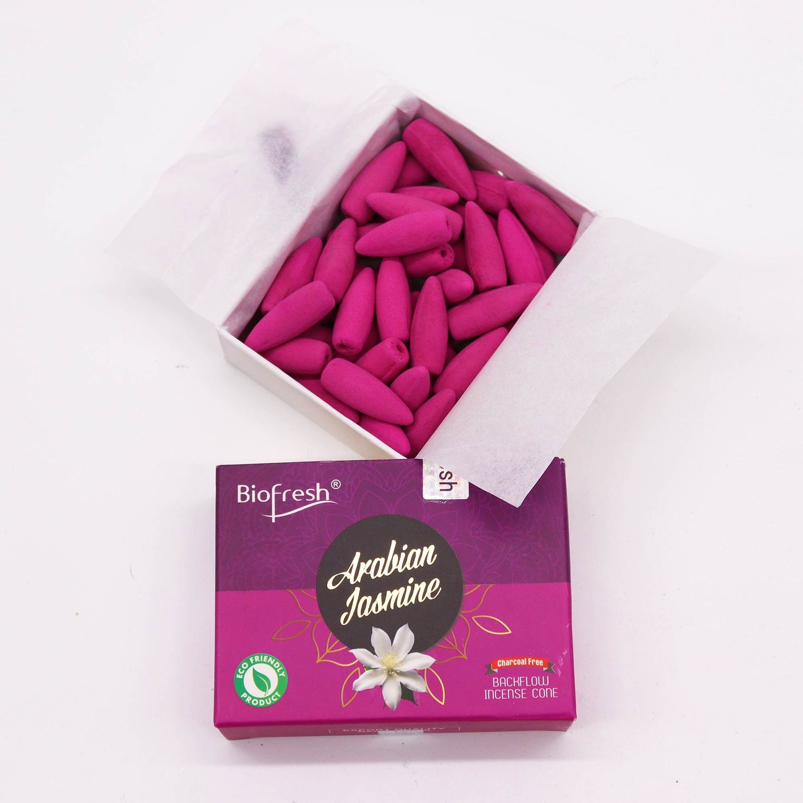 Räucherkegel – Biofresh Rückfluss (40 Stück) – Arabian Jasmin