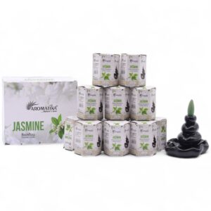 Räucherkegel – Masala Rückfluss Packung mit 10 – Jasmin