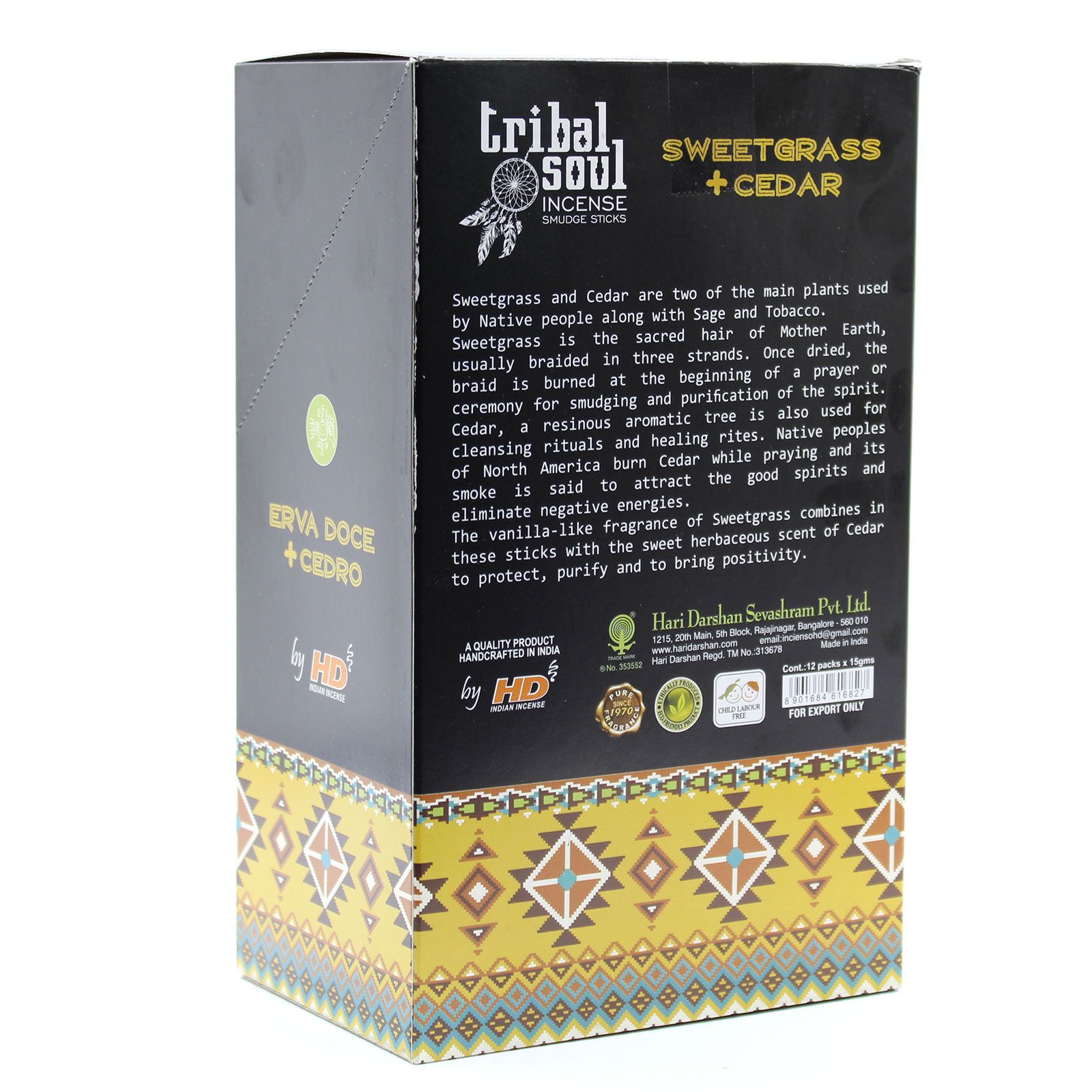 Räucherbündel – Tribal Soul Räucherwerk – Sweert Grass + Zeder – Bild 5