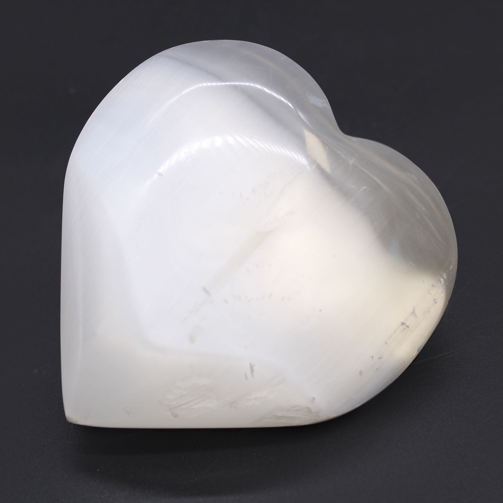 Selenit-Herz – 10 cm – Bild 3