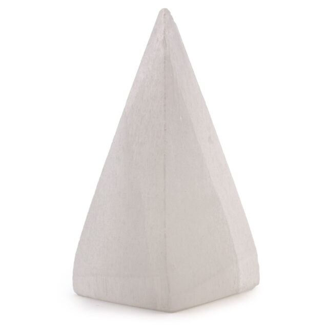 Selenit-Pyramide – 10 cm