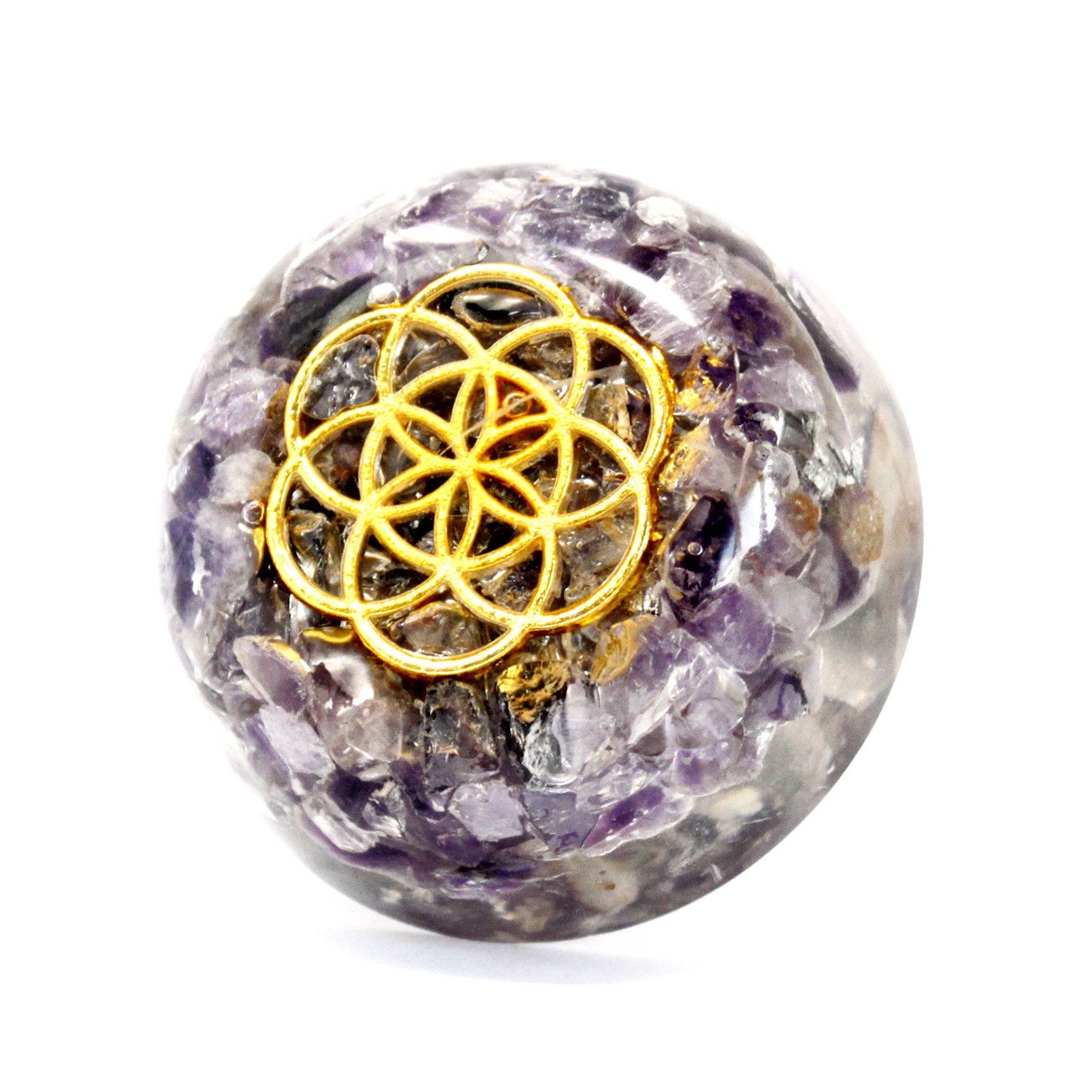 Orgonit-Tischobjekt – Amethyst Kuppel