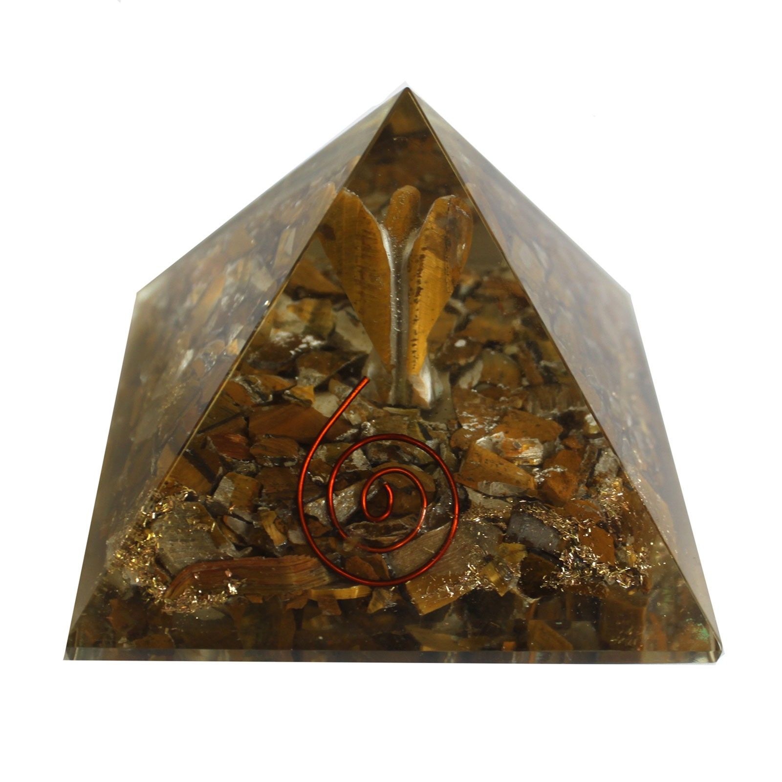 Große Orgonit-Pyramide 70 mm – Engel – Bild 5