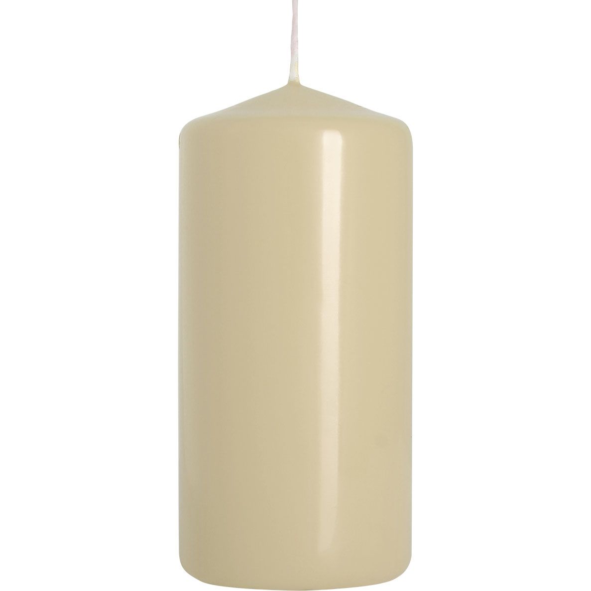 Stumpenkerze – Elfenbein, 50 × 100 mm