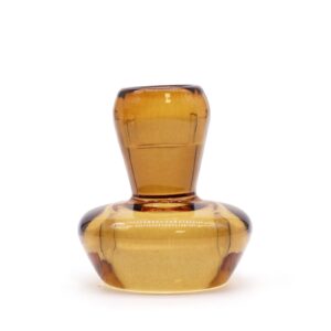 Kerzenhalter – Set mit 2 Pilz Flip Stabkerze Kerze / Teelicht Halter – Antik Amber