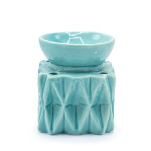 Duftlampe mit geometrischem Muster – Blau