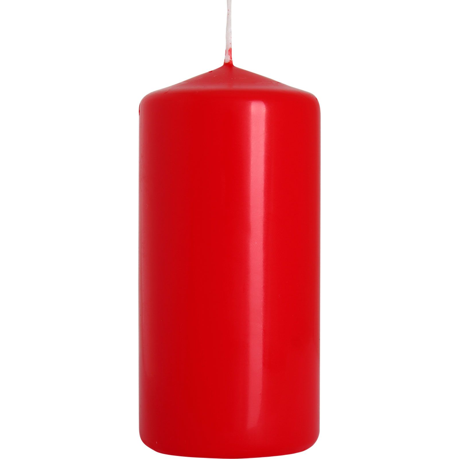 Stumpenkerze – Rot, 50 × 100 mm
