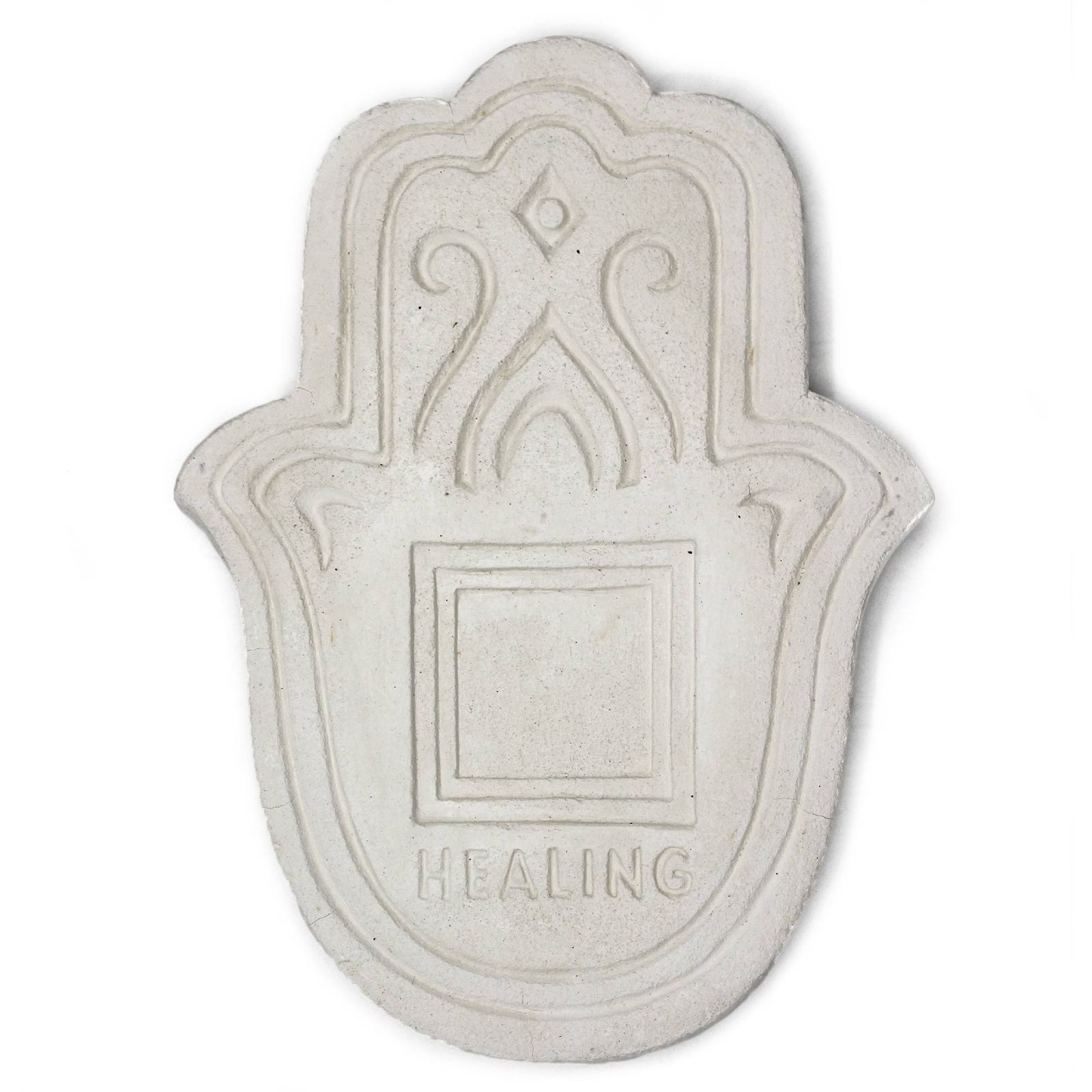 Räucherhalter – Healling Teller – Weiß Stein – Bild 3