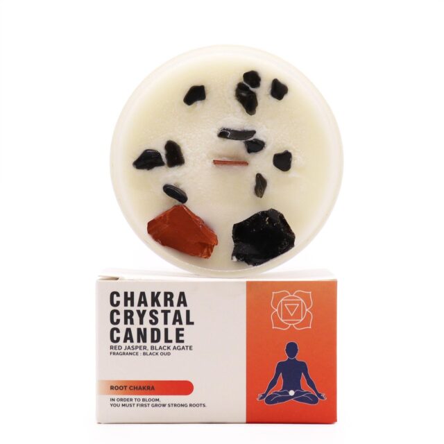 Chakra-Kristallkerzen – Root Chakra