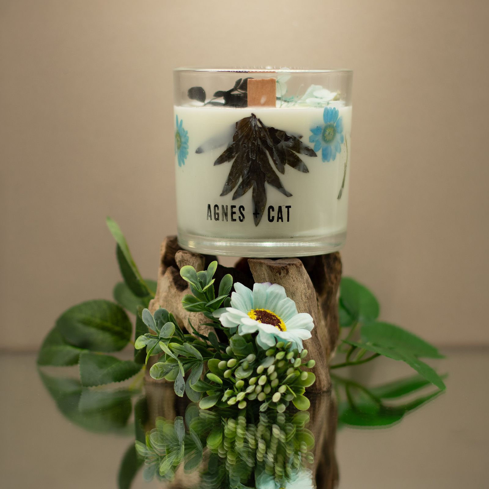 Sojawachskerze – Agnes + Cat botanisch – Seasalt & Moos – Bild 7