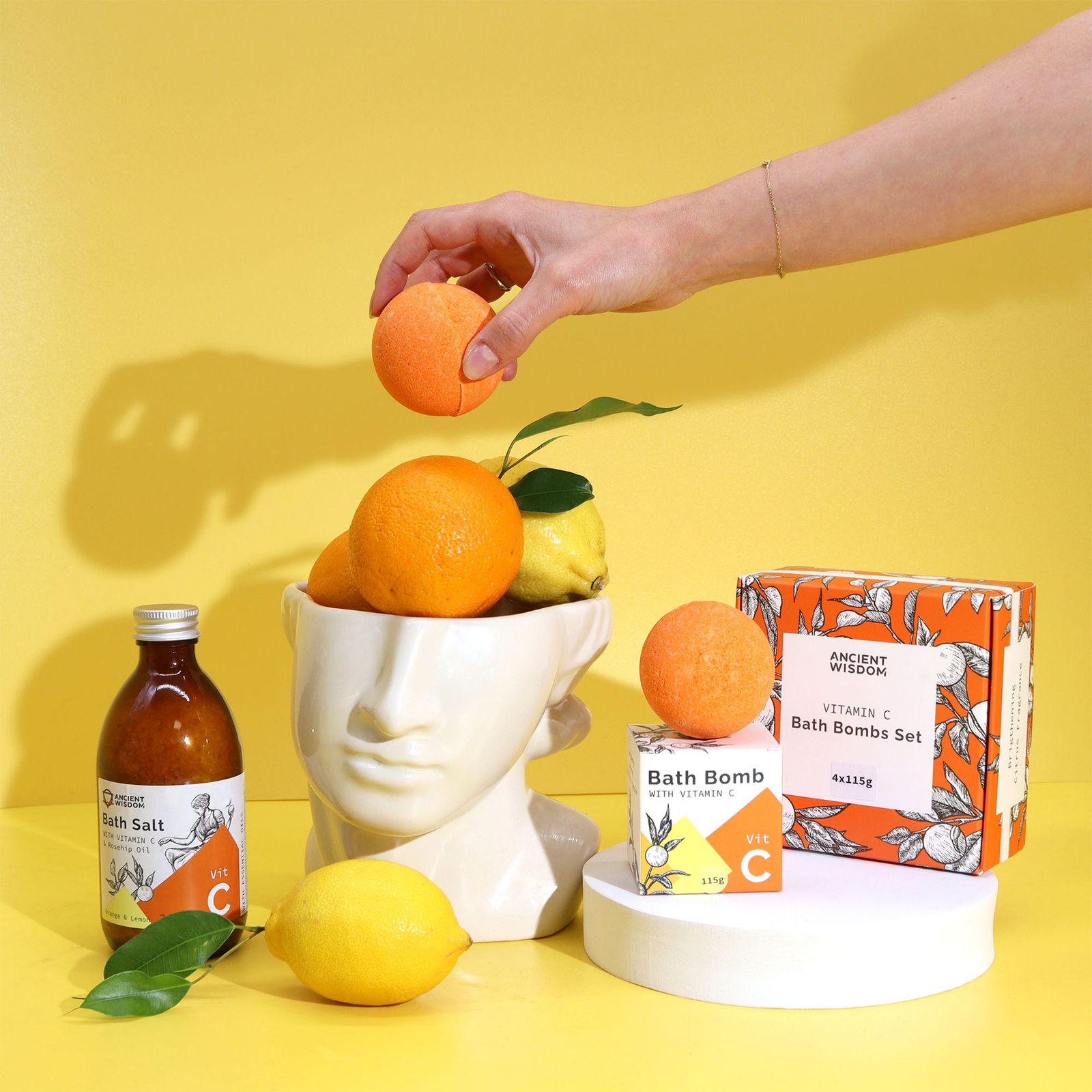 Körperpflege – Vitamin C Infused Badekugel mit Essential Oils – Bild 4