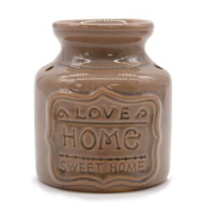 Duftlampe Home, groß – Grau – Love Home süß Home