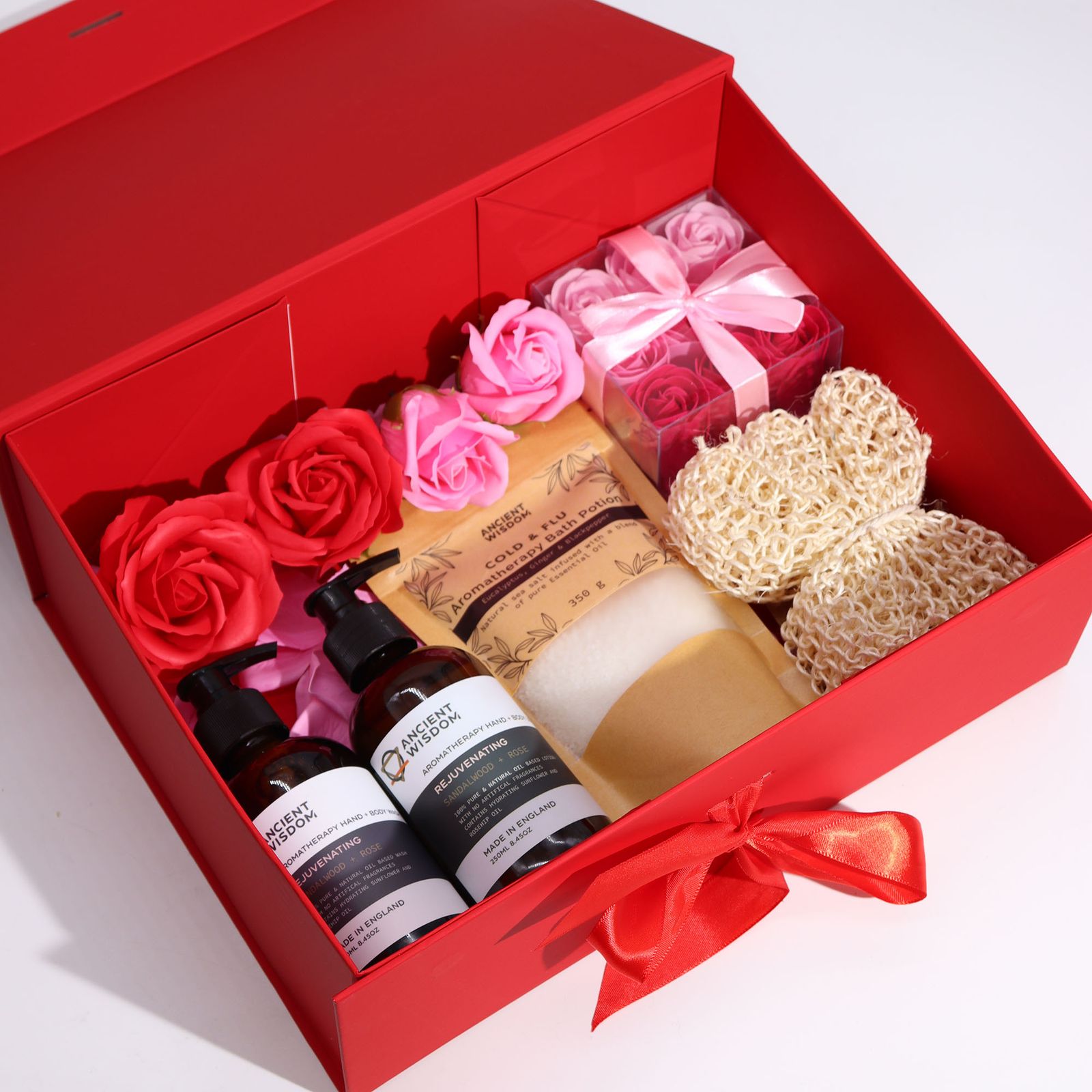 Faltbare Geschenkbox – XL, Rot, 33 × 25 × 12 cm – Bild 2