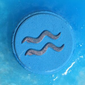 Sternzeichen-Badekugeln mit Horoskop – Wassermann