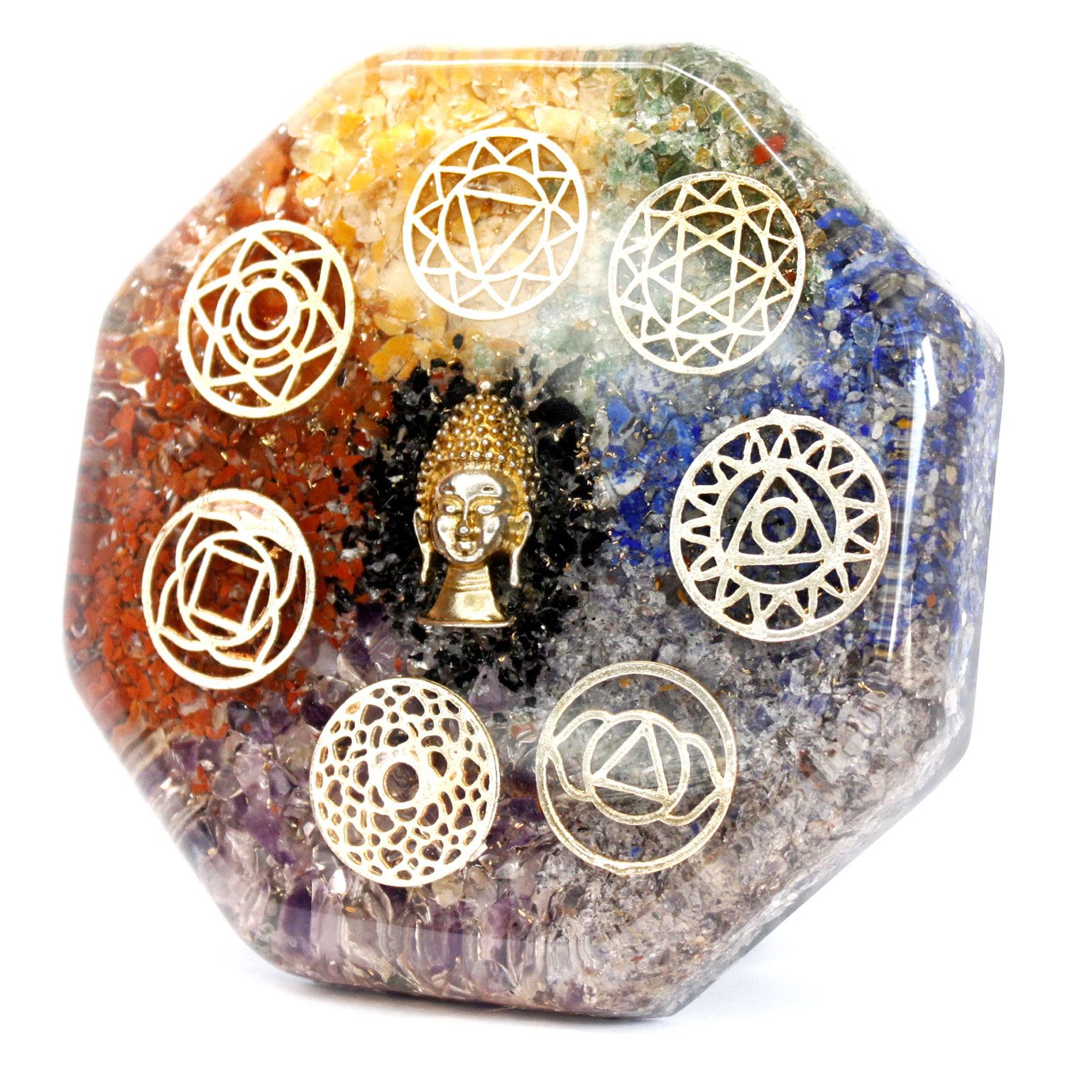 Orgonit-Tischobjekt – Buddha Chakra – Groß