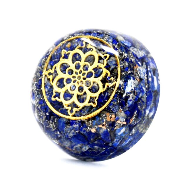 Orgonit-Tischobjekt – Lapislazuli Kuppel