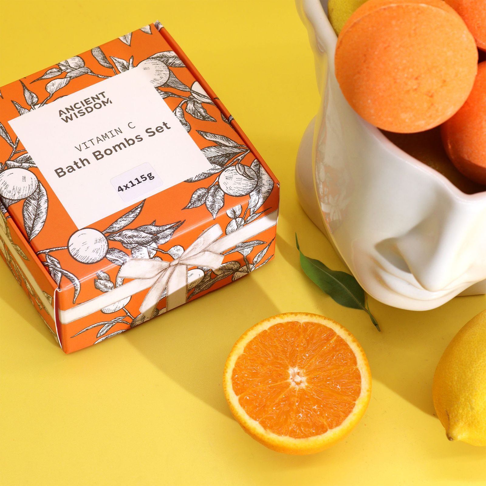 Körperpflege – Zesty Vitamin C Badekugeln Set – Aromatherapie Quartet – Bild 2