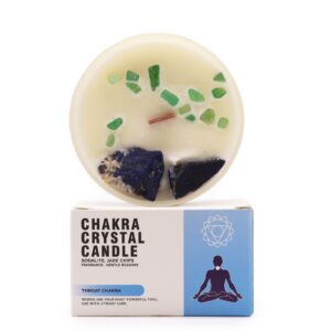 Chakra-Kristallkerzen – Halschakra
