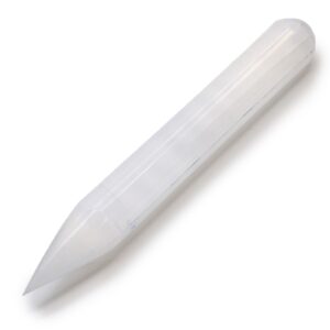 Selenitstab – 16 cm (Spitze einem Ende)