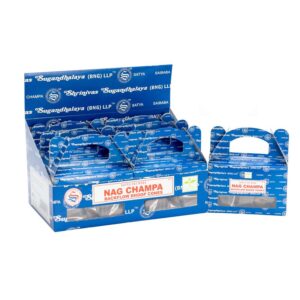 Satya Backflow-Räucherkegel – Nagchampa – 24 Stück