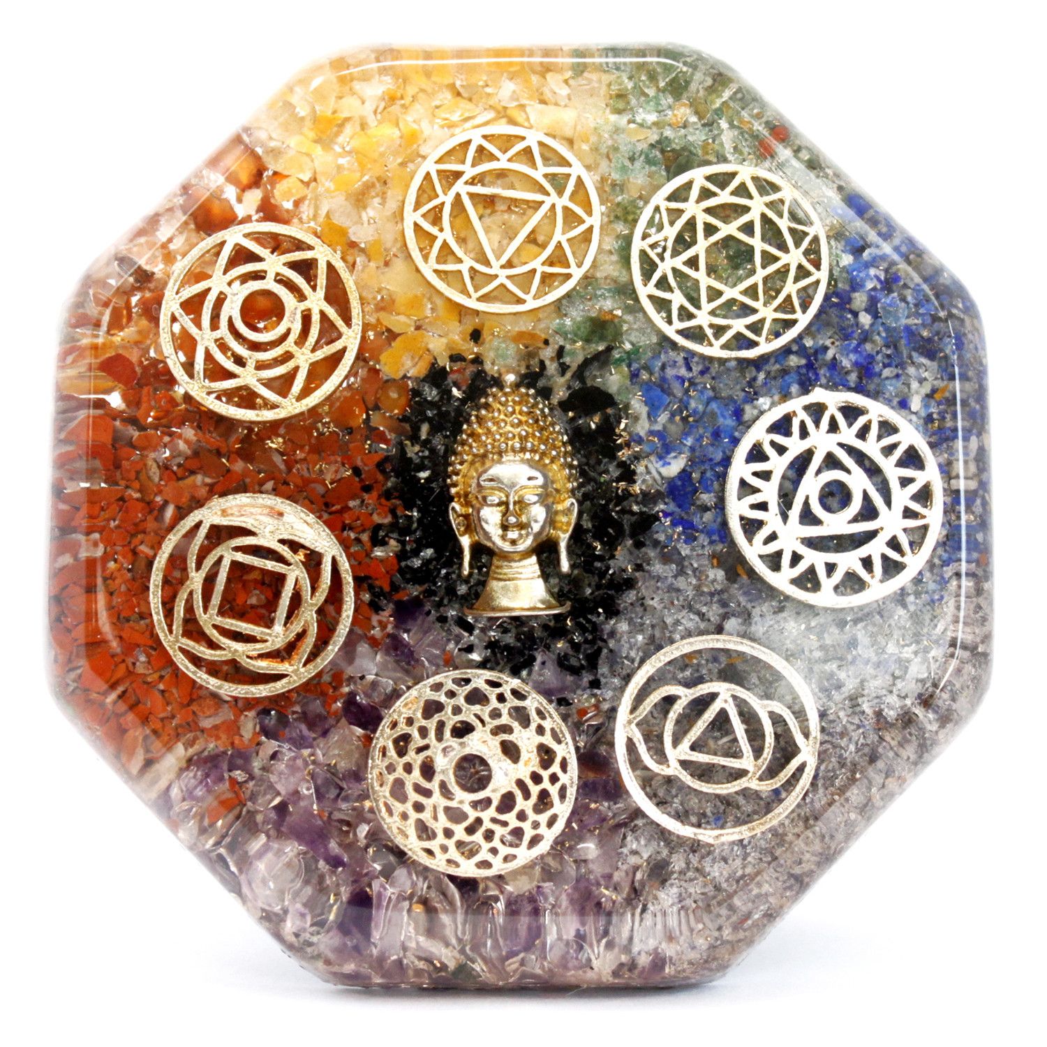 Orgonit-Tischobjekt – Buddha Chakra – Groß – Bild 3
